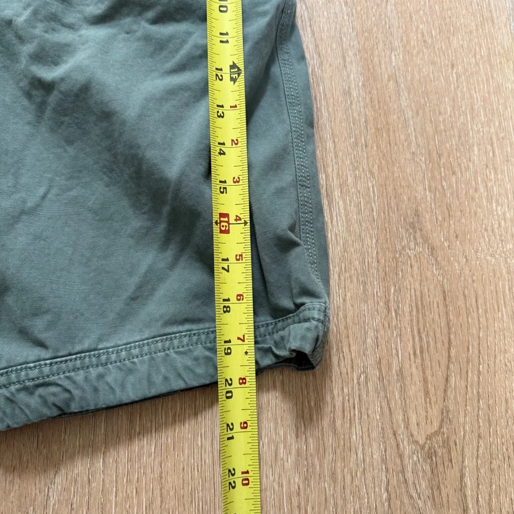 FatFace South Coast Chino Shorts Mens W34 Ocean Green Cotton Utility Casual